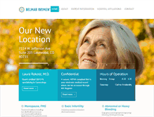 Tablet Screenshot of belmar-womenscare.com